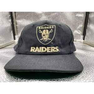 Eastport Raiders Snapback Hat Mens OSFA Black Vintage Embroidered Logo Cap